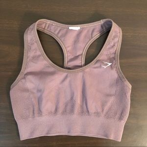 Gymshark mauve sports bra
